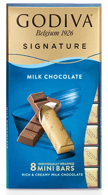 Godiva Mini Bars Ciocolata cu lapte