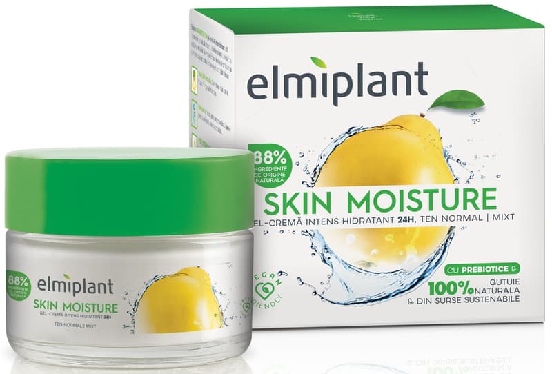 Elmiplant Skin Moisture Gel-crema intens hidratanta 24h ten normal/mixt