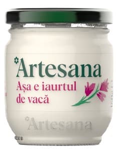 Artesana Iaurt natural din lapte de vaca