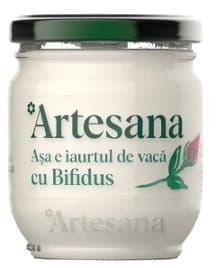 Artesana Iaurt natural din lapte de vaca cu bifidus