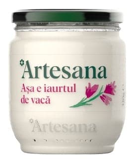 Artesana Iaurt natural din lapte de vaca