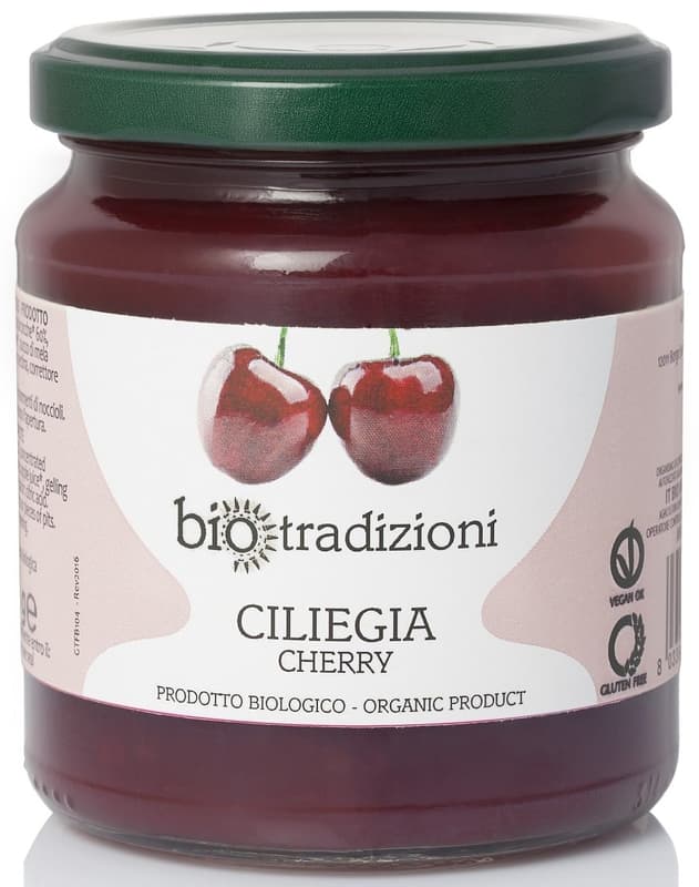 Bio Tradizioni ECO Cherry Jam with no sugar