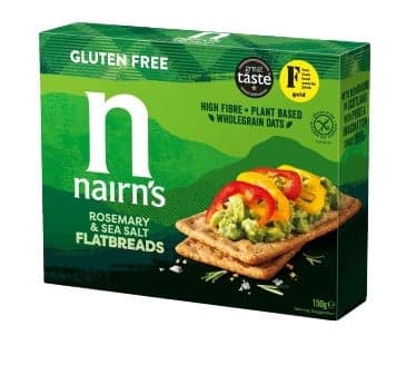 Nairn's Gluten Free Scottish Oatmeal & Rosemary Crispbread