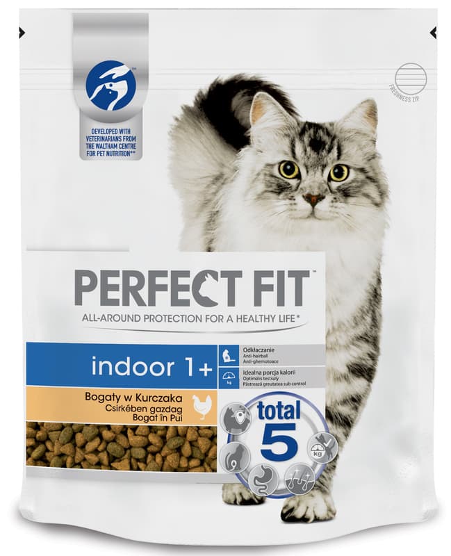 Perfect Fit Hrana uscata cu pui pentru pisici de interior adulte