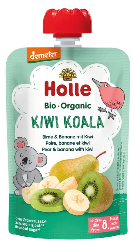 Holle Kiwi Koala ECO Piure de pere si banane cu kiwi
