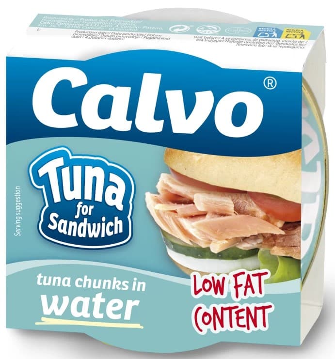 Calvo Ton in sos natur pentru sandwich
