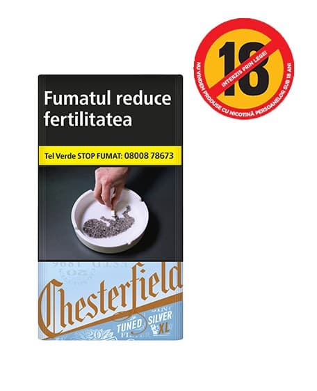 Chesterfield Tuned Silver XL Cigarettes