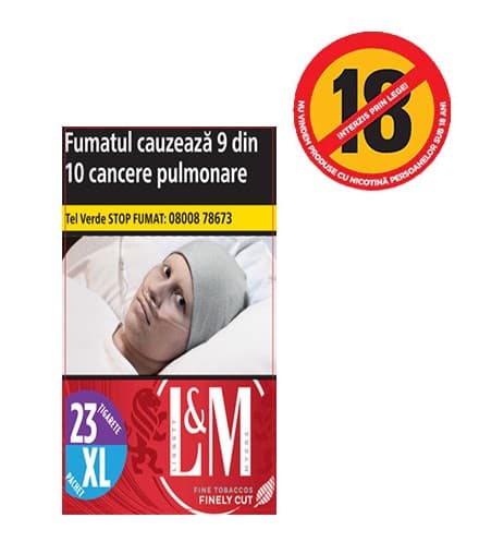 L&M Red KS 23s Tigari