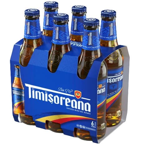 Timisoreana Lux Bere blonda sticla 6 pack