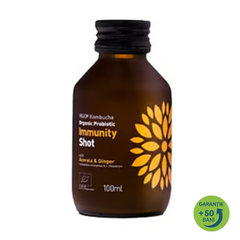 VIGO ECO Kombucha PrObiotic Immunity Shot with Acerola and Ginger