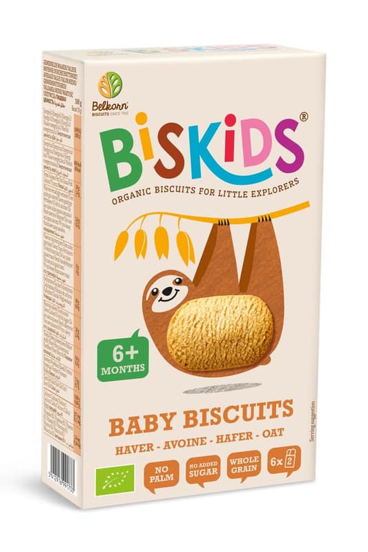 Biskids ECO Biscuiti cu ovaz (de la 6 luni) fara zahar