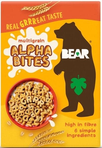 Bear Alphabites Multigrain Alphabet