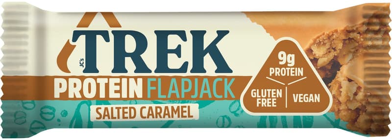 Trek Flapjack Trek Vegan Salted Caramel Bar with Protein Gluten Free
