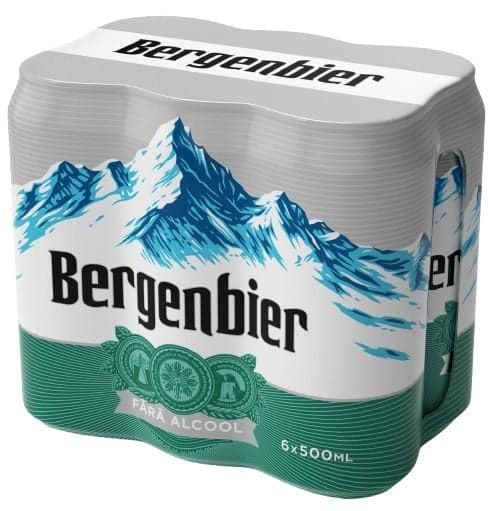 Bergenbier Bere blonda fara alcool doza 6 pack