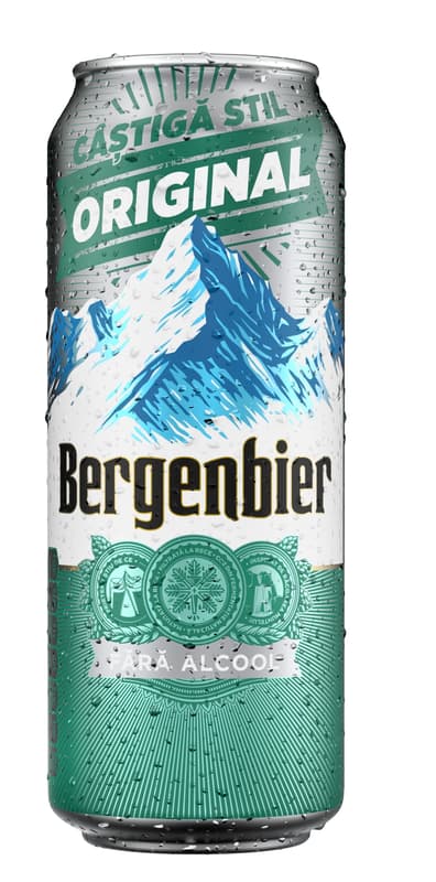 Bergenbier Bere blonda fara alcool doza 6 pack