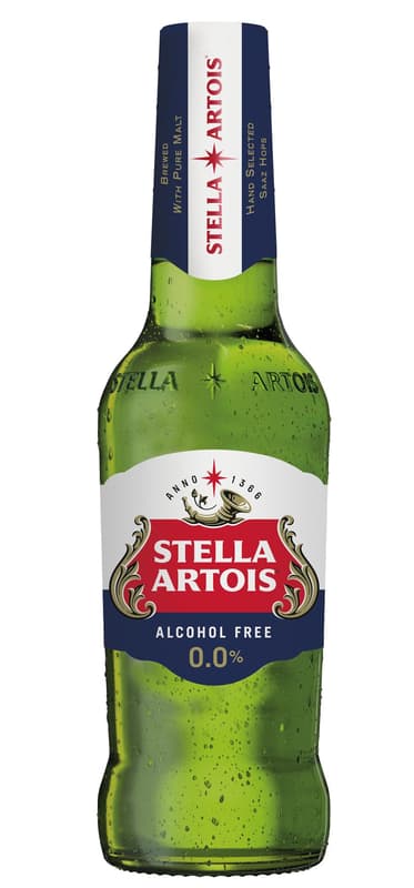 Stella Artois 0.0% Alcohol Free Beer Bottle