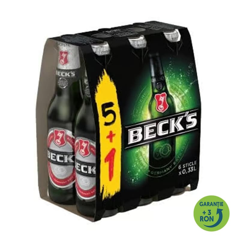 Beck's Bere blonda sticla 5+1 pack