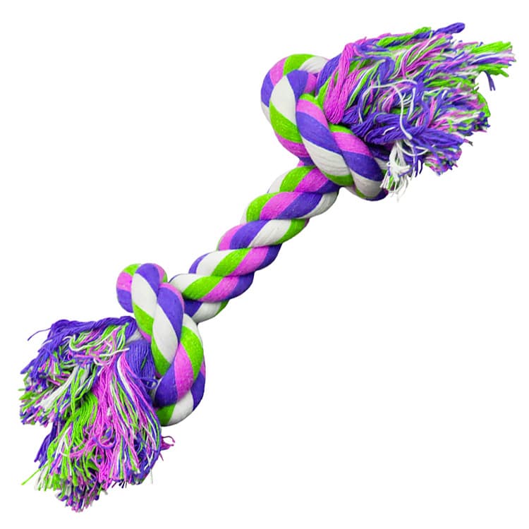 4Dog Jucarie pentru caini din bumbac cu noduri medium