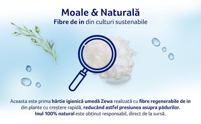 Zewa Natural Camomile Hartie igienica umeda