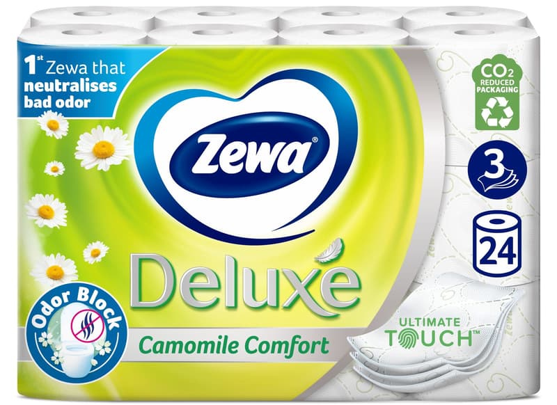 Zewa Hartie igienica Deluxe Camomile Comfort, 3 straturi