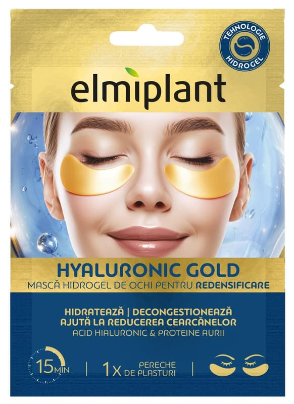 Elmiplant Hyaluronic Gold Hydrogel Eye Mask