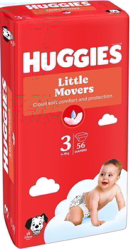 Huggies Unisex Ultra Comfort Jumbo Diapers (no. 3) 4-9 kg