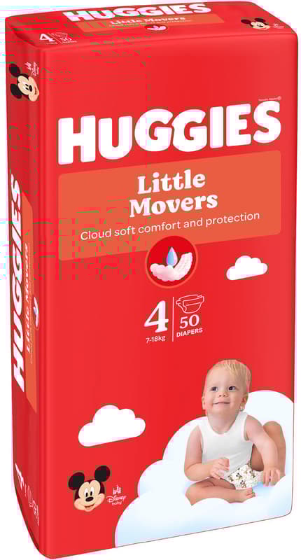 Huggies Unisex Ultra Comfort Jumbo Diapers (no. 4) 7-18 kg