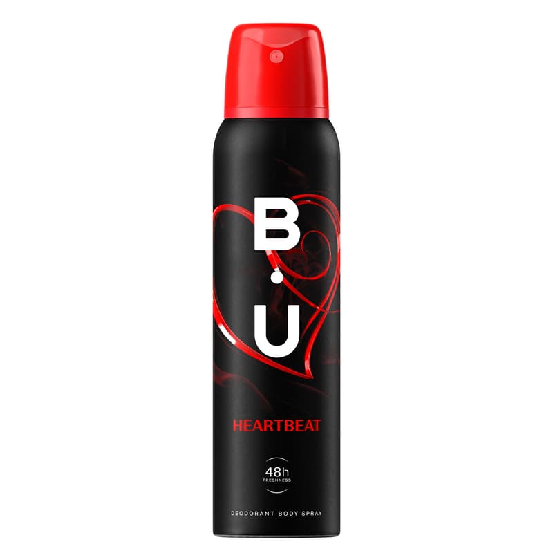 B.U Deodorant spray pentru corp HEARTBEAT