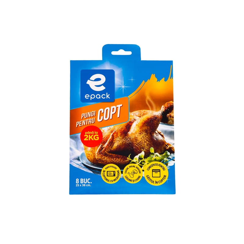 Epack Baking Bags with Clips