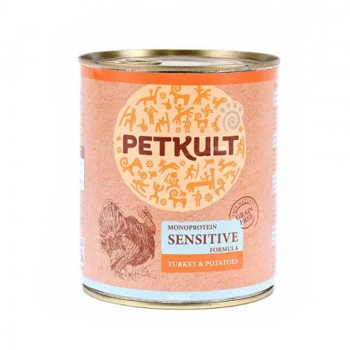 Petkult Wet Food for Dogs, Sensitive, Turkey & Potato