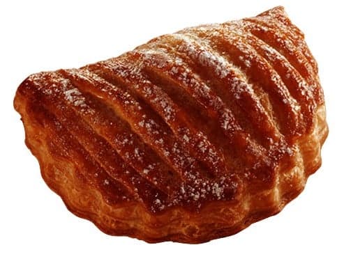 Strudel with butter and apple