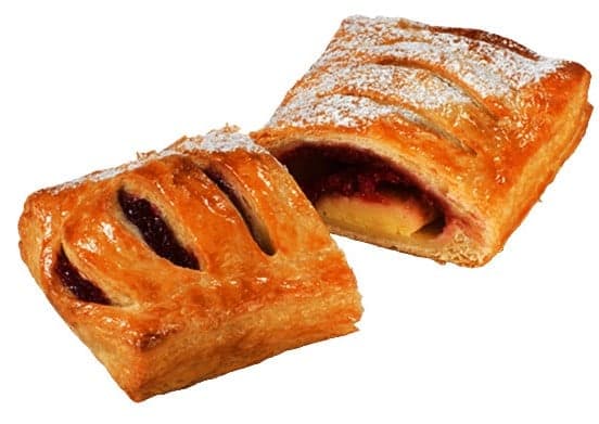 Strudel cu cirese si vanilie