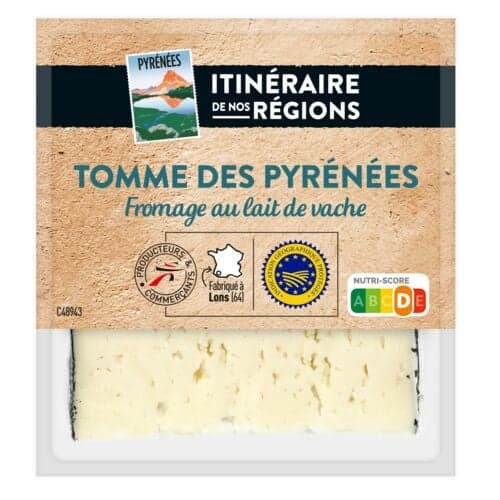 Itineraire des Saveurs Tomme des Pyrenees IGP Cow's Milk Cheese