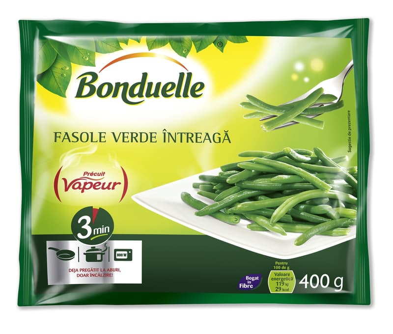 Bonduelle Fasole intreaga vapeur congelata