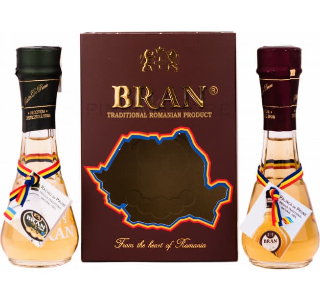Bran Set of 2 Plum brandy and brandy