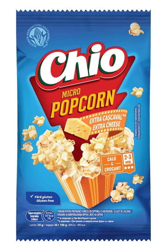 Chio Popcorn extra cascaval microunde