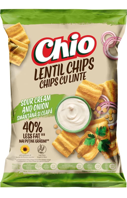 Chio Chips Lentil cu smantana si ceapa