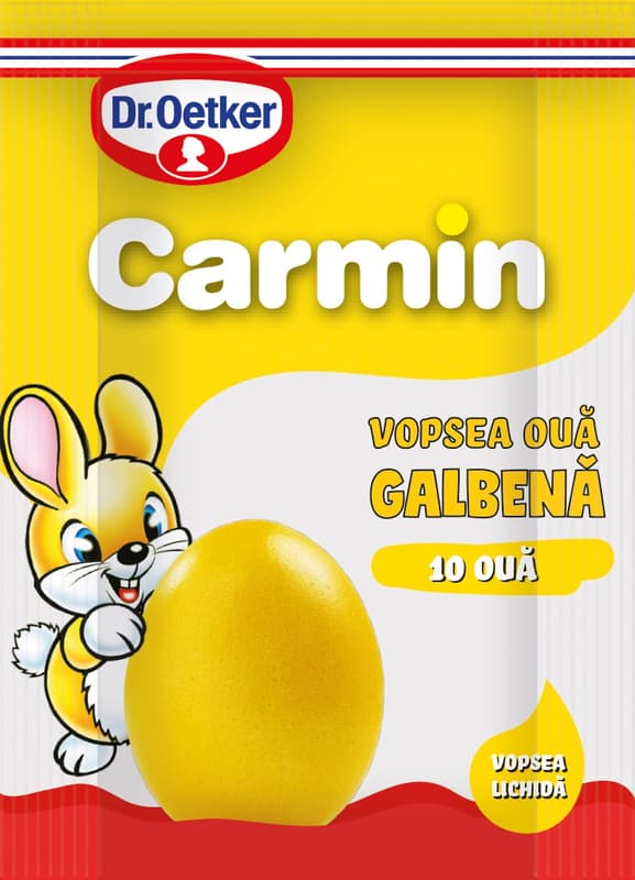 Dr. Oetker Carmin Vopsea Galben 10 oua