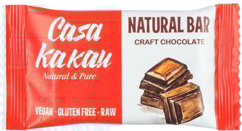 Casa Kakau Raw Vegan Bar with Craft Chocolate