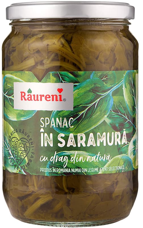 Raureni Spanac in saramura