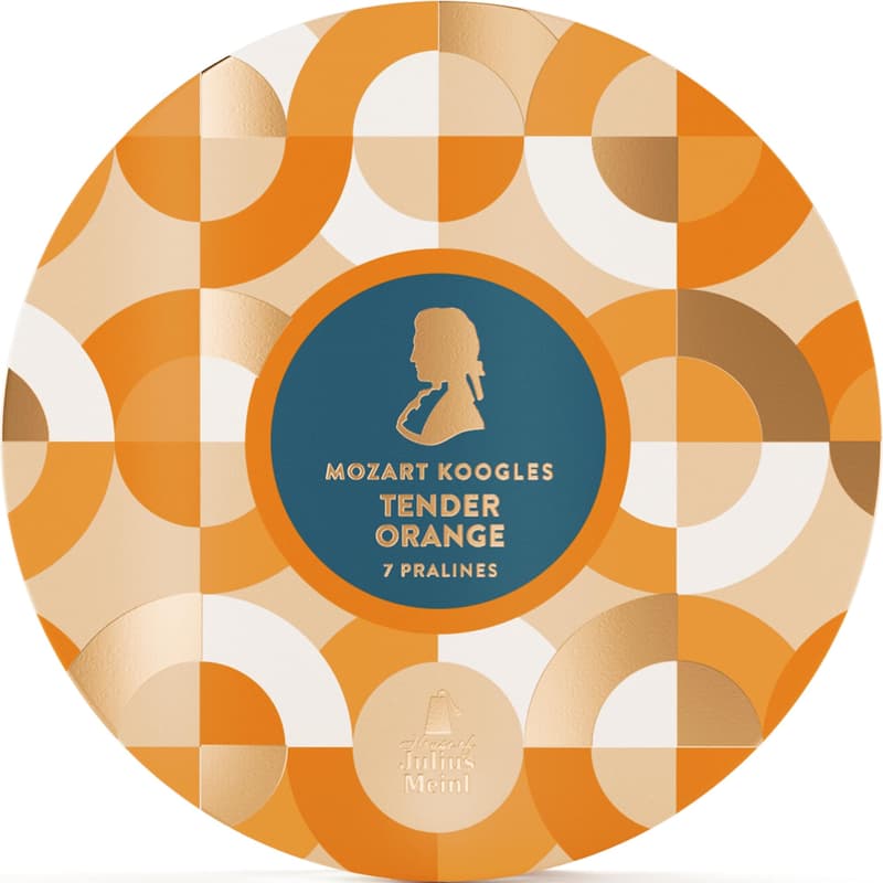 Mozart Koogles Praline cu nougat, martipan si portocale