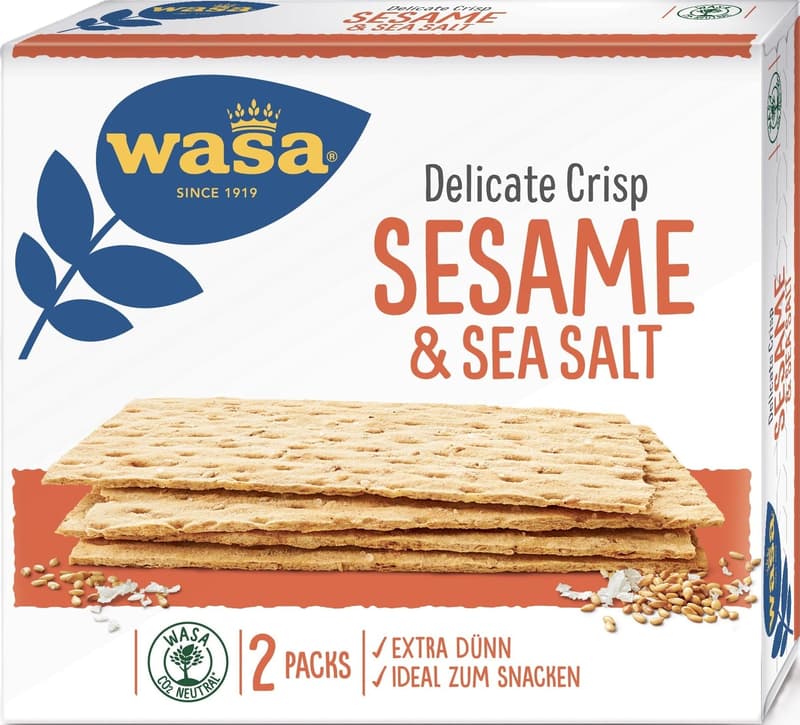 Wasa Crunchy bread with sesame & sea salt
