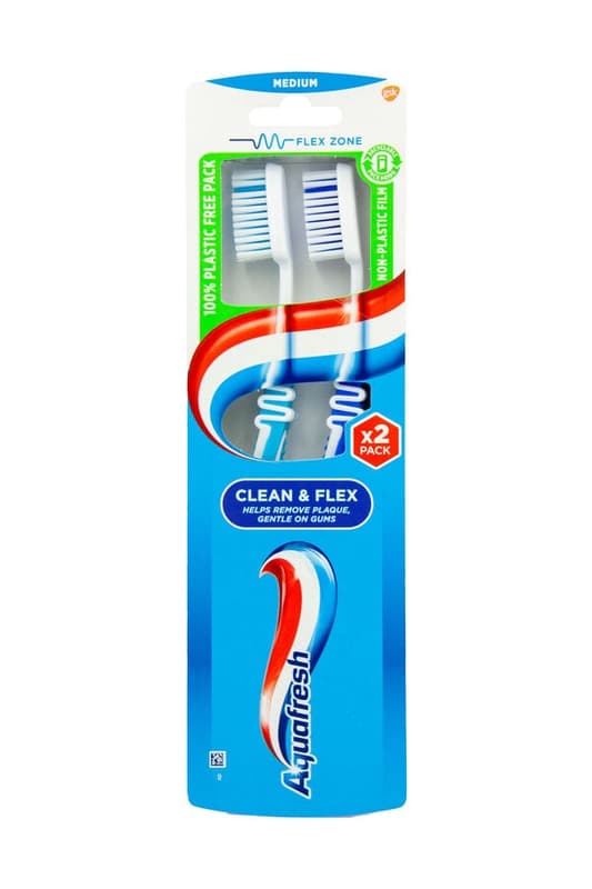 Aquafresh periuta de dinti Clean&Flex Twin Medium