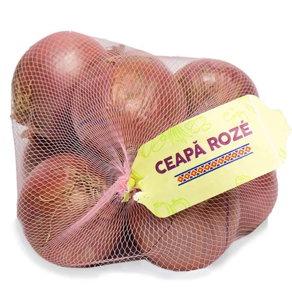 Ceapa roze ciorchine ambalata