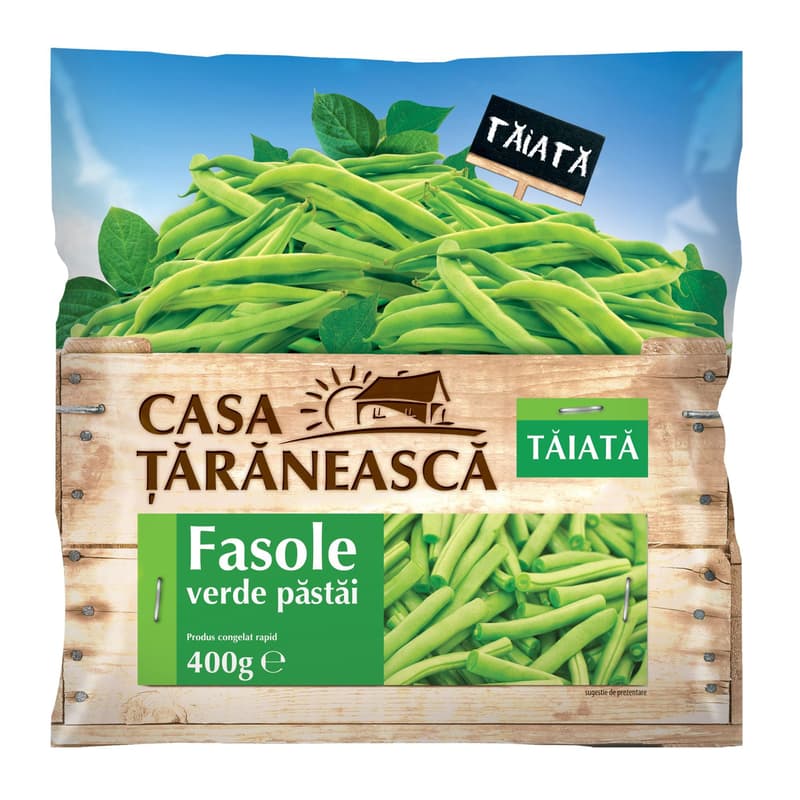 Casa Taraneasca Fasole verde taiata (congelata)