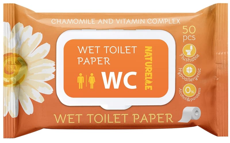 Naturelle Wet Toilet Paper with Chamomile and Vitamins