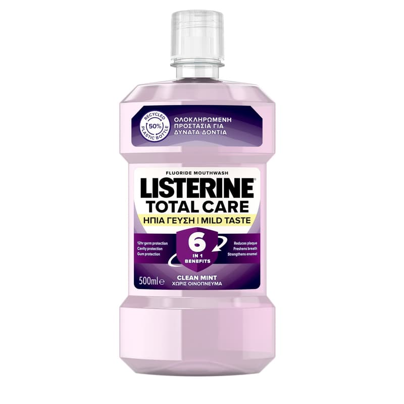 Listerine Apa de gura,Total Care,gust mai putin intens
