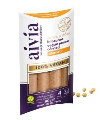 Aivia Inlocuitor vegan pentru cârnati afumati