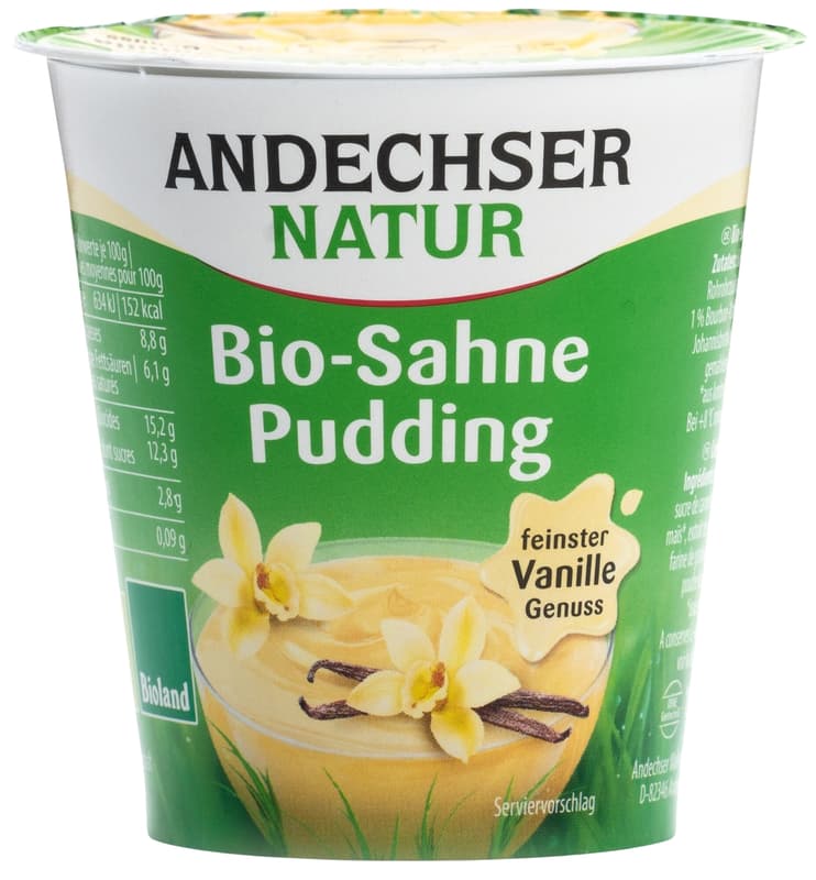 Andechser ECO Vanilla Pudding