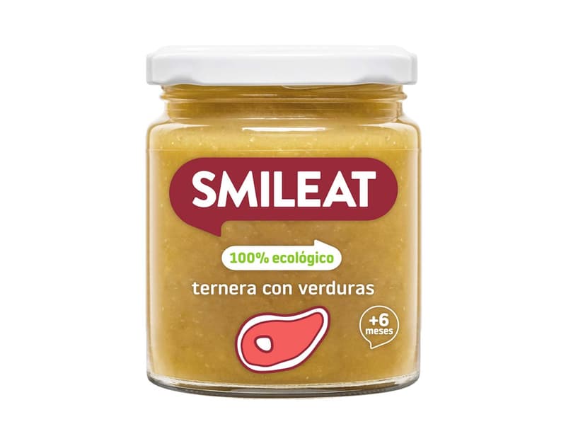 Smileat ECO Veal and Olive Oil Puree, +6 months